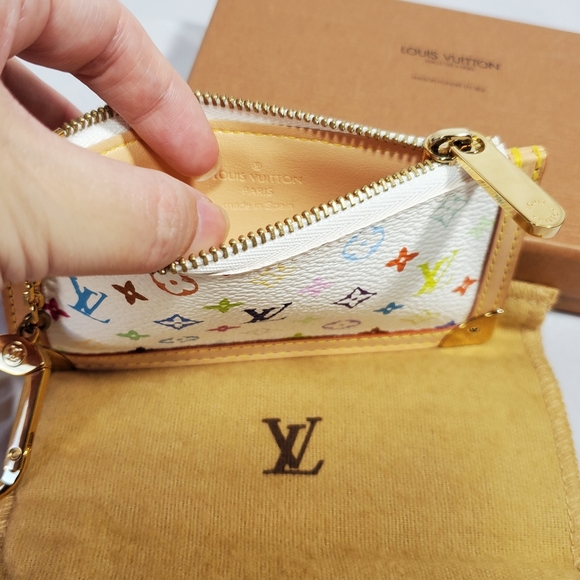 Authentic Louis Vuitton Multicolor key pouch - Picture 5 of 16